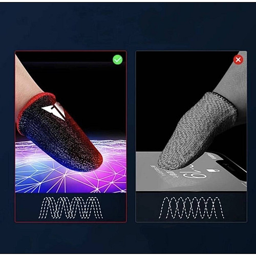 Киберспортивные сенсорные напальчники (носки) No Brand CoD 4 шт Серебристый