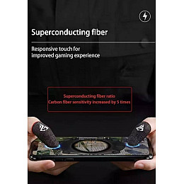 Киберспортивные сенсорные напальчники (носки) No Brand Choice для игр на телефоне CoD 4 шт Красный