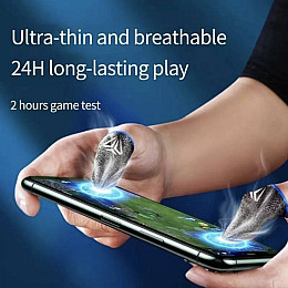 Напальчники (носки) No Brand для ігор на телефоні в CoD 4 шт Фіолетовий