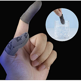 Киберспортивные профессиональные игровые сенсорные напальчники (носки) для игр на телефоне Fox 2 шт Серый