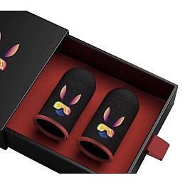 Напальчники Сенсорні No Brand Choice для ігор на телефоні в CoD Sarawolf 2 шт Червоний