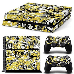 Наклейка PS4 Fat вінілова наклейка Choice для Sony PlayStation PS4 Fat DualShock 4 Fragil