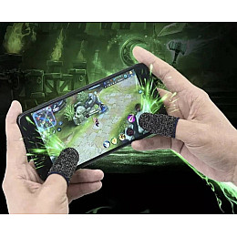Сенсорні напальчники Captain напальчники для ігор на смартфоні кіберспорту Pubg Mobile CoD Free Fire 12 штук Сірий