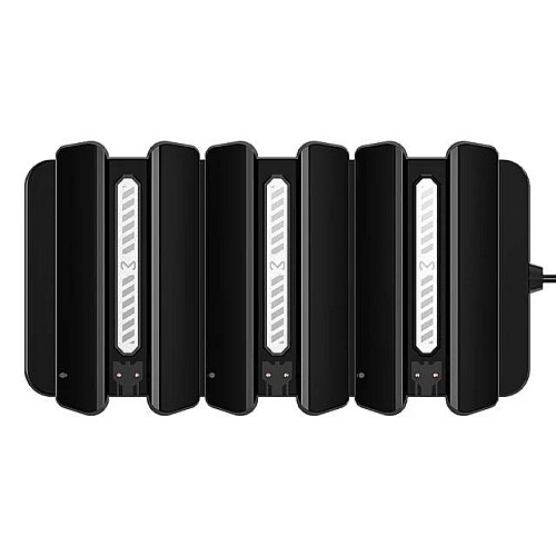 Станция для зарядки аккумуляторных батарей и два дополнительных аккумулятора от кулера MEMO DL10