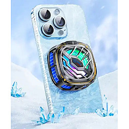 Магнитный-зажимный 2в1 полупроводниковый радиатор-вентилятор для смартфона активное охлаждение Sarafox X76