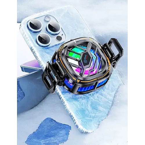 Магнитный-зажимный 2в1 полупроводниковый радиатор-вентилятор для смартфона активное охлаждение Sarafox X76