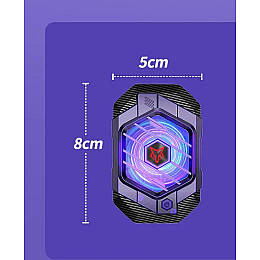 Вентилятор магнитный полупроводниковый радиатор-кулер для смартфона активное охлаждение Sarafox X65М