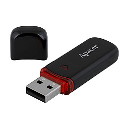 Флеш память USB Apacer AH333 32 GB USB 2.0 Black (22517_993322)