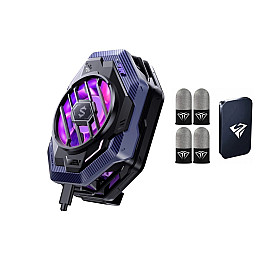 Комплект: куллер охлаждение (радиатор) Black Shark FunCooler 3 Pro + 4 напальчника Sarafox с боксом для хранения