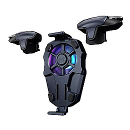 Комплект Триггеры игровые MEMO AK 03 кулер геймпад з макросом air mapping та 4 напальчника Sarafox V8