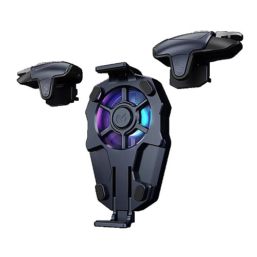 Комплект Триггеры игровые MEMO AK 03 кулер геймпад з макросом air mapping та 4 напальчника Sarafox V8