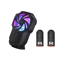 Комплект Memo: кулер-вентилятор для смартфона MEMO FL05 и напальчники геймерские Memo Pro