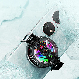 Магнитный-зажимный 2в1 полупроводниковый радиатор-вентилятор (кулер) для смартфона Sarafox T9