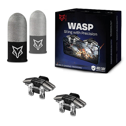 Игровой набор: триггеры для смартфона Union JS 65 и игровые напальчники Sarafox V8