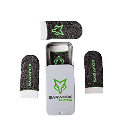 Напальчники з нейлонової тканини Sarafox V9 pubg mobile 4 шт для гри на сенсорному екрані з боксом