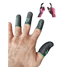 Напальчники з нейлонової тканини Sarafox V9 pubg mobile 4 шт для гри на сенсорному екрані з боксом