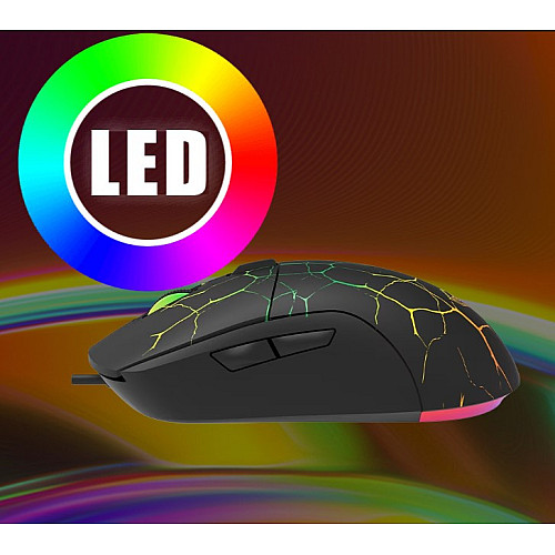 Мышь игровая проводная XTRIKE ME MEETION MT-M930A на 3200DPI 5 клавиш с RGB подсветкой