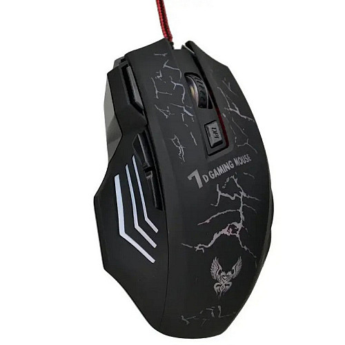 Мышь проводная игровая с подсветкой CNV Gaming Mouse X7 8890 Black