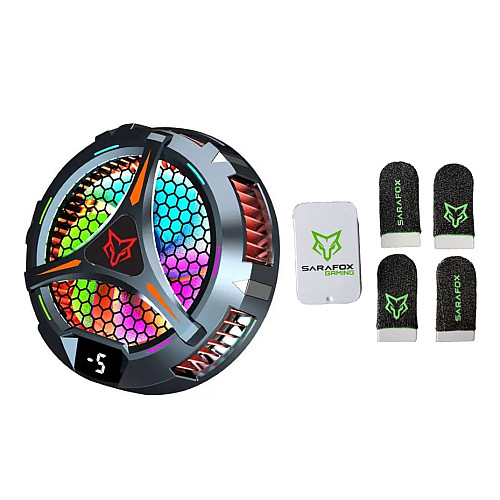 Магнитный полупроводниковый кулер для планшета Sarafox B3 и игровые напальчники V9 бокс