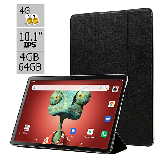 Планшет и чехол-книжка Hoozo S 464 LTE 4GB/64GB IPS 10.1" Black (1350)