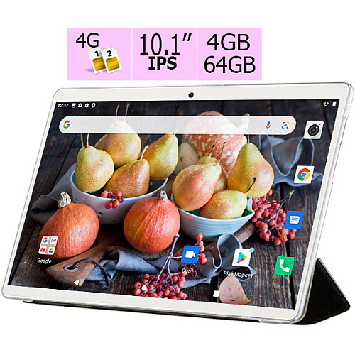 Планшет и чехол-книжка Adronix S 464 LTE IPS 10.1" 4GB/64GB Pink (1368)