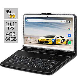 Планшет и чехол-клавиатура Hoozo S 464 LTE 4GB/64GB IPS 10.1" Gold (1385)