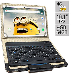 Планшет і чохол з Bluetooth клавіатурою Hoozo S 464 LTE 4GB/64GB IPS 10.1" Gold (1388)