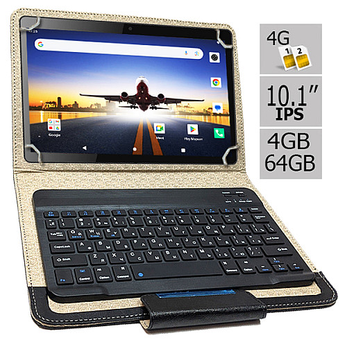 Планшет і чохол з Bluetooth клавіатурою Hoozo S 464 LTE 4GB/64GB IPS 10.1" Black (1389)