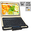 Планшет і чохол з Bluetooth клавіатурою Adronix S 464 LTE IPS 10.1" 4GB/64GB Gold (1394)