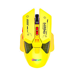 Мышь беспроводная игровая с аккумулятором и подсветкой Imice 2.4 gHz MiKespN W19 E-Sports Yellow