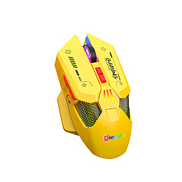 Мышь беспроводная игровая с аккумулятором и подсветкой Imice 2.4 gHz MiKespN W19 E-Sports Yellow