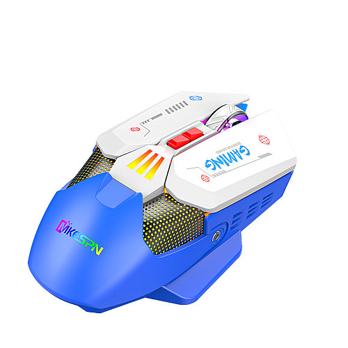 Мышь беспроводная игровая с аккумулятором и подсветкой Imice 2.4 gHz MiKespN W19 E-Sports Blue