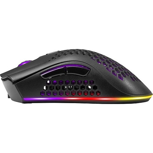 Беспроводная игровая RGB мышь с подсветкой K-Snake BM600 2.4G Черная