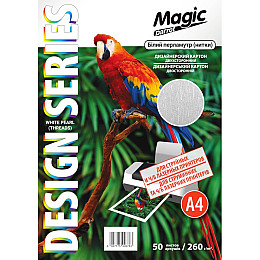 Фотопапір Magic А4 260 г/м2 двосторонній Ниті Білий перламутр 50 шт