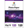 Фотопапір Galaxy 160 г/м2 глянець 10x15 см Білий 100 шт