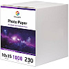 Фотопапір Galaxy 230 г/м2 глянець 10x15 см Білий 1000 шт