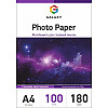 Фотопапір Galaxy A4 180 г/м2 глянцевий Білий 100 шт