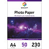 Фотопапір Galaxy A4 230 г/м2 глянцевий Білий 50 шт