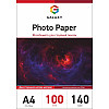 Фотопапір Galaxy A4 140 г/м2 Двосторонній матовий Білий 100 шт