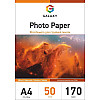 Фотопапір Galaxy A4 170 г/м2 Двосторонній глянець Білий 50 шт