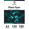 Фотопапір Galaxy A3 180 г/м2 матовий Білий 100 шт