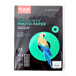Фотопапір матовий JoJo А4 двосторонній 200 г/м² Білий 50 шт (10967)