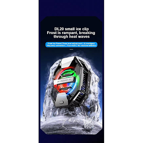 Охлаждение-вентилятор MEMO DL20 Черный 487638689