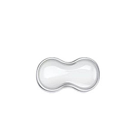 Коврик подставка под руку компьютерный Neon 14,5х8 см Прозрачный