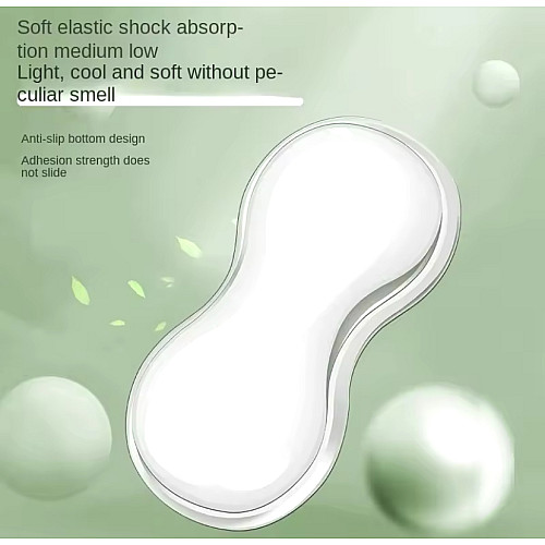 Коврик подставка под руку компьютерный Neon 14,5х8 см Прозрачный