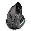 Вертикальная мышь беспроводная Zelotes F-35C с аккумулятором RGB подсветкой 2,4G Bluetooth Black
