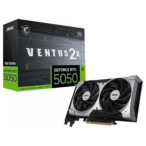 Видеокарта MSI GeForce RTX 5050 Ventus 2X OC 8GB (2814217102)