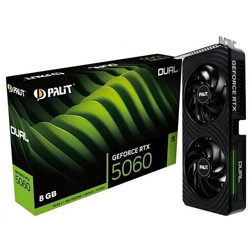 Відеокарта Palit GeForce RTX 5060 Dual 8GB (2814219117)