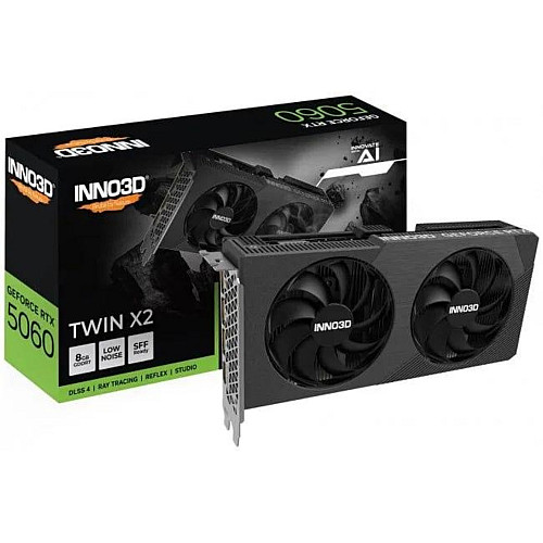 Видеокарта Inno3D GeForce RTX 5060 Twin X2 8G (2814227750)