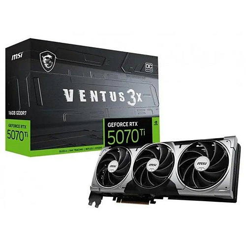Видеокарта MSI GeForce RTX 5070 Ti Ventus 3X OC 16GB (2814334605)